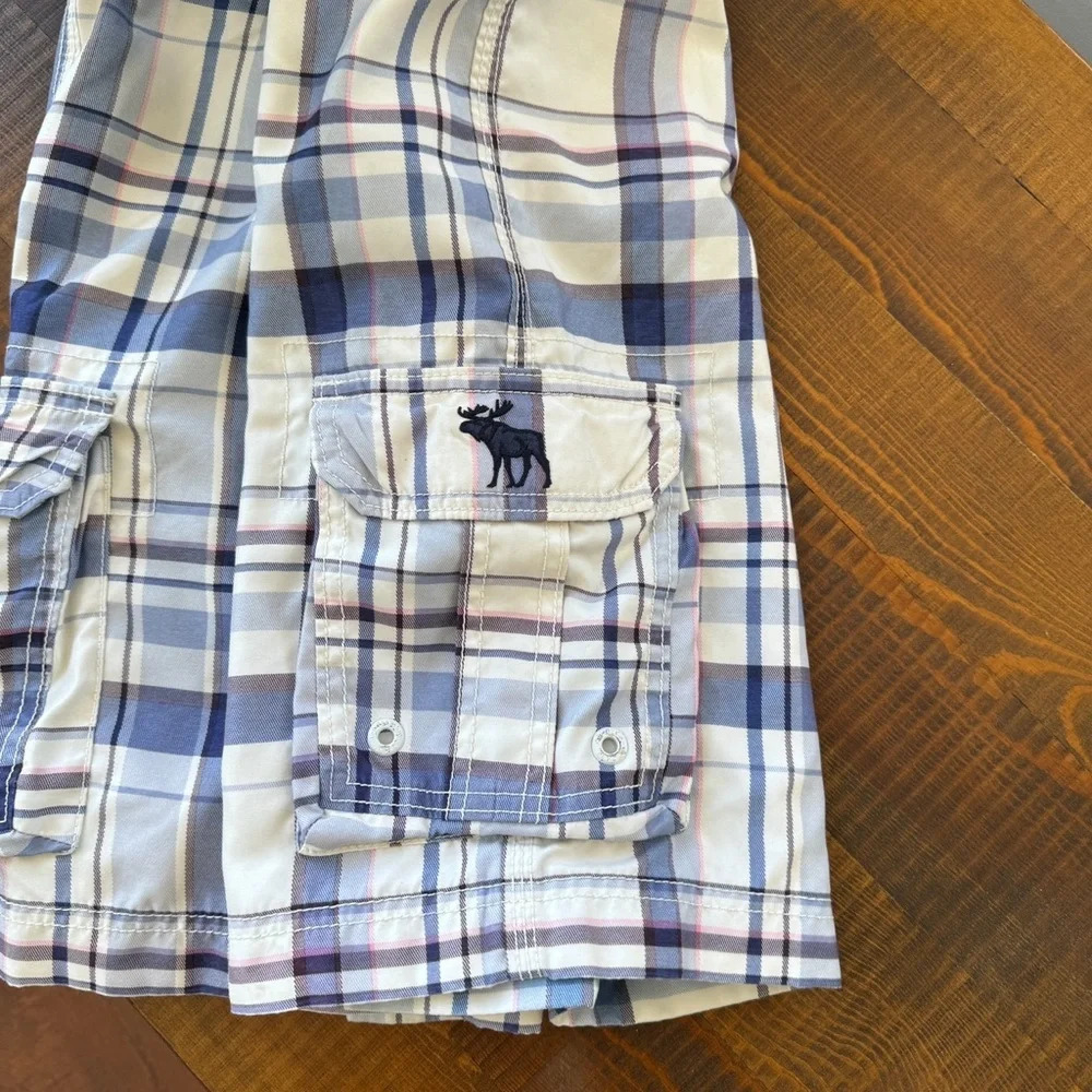 Short M Abercrombie blue pink - Picture 2 of 3